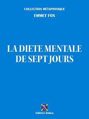 cover image of La diète mentale de sept jours